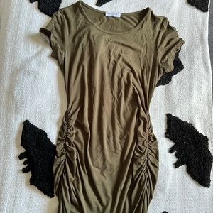 Maternity maxi dress